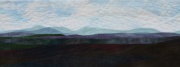 Harris Hills from the Pentland Road, November (detail)